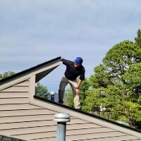 ksm inspections owner kevin meyers inspecting roof